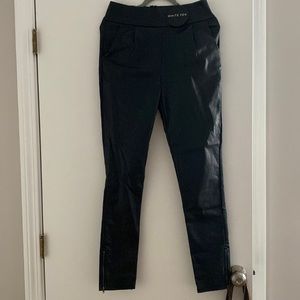 WhiteFox leather skinny trousers